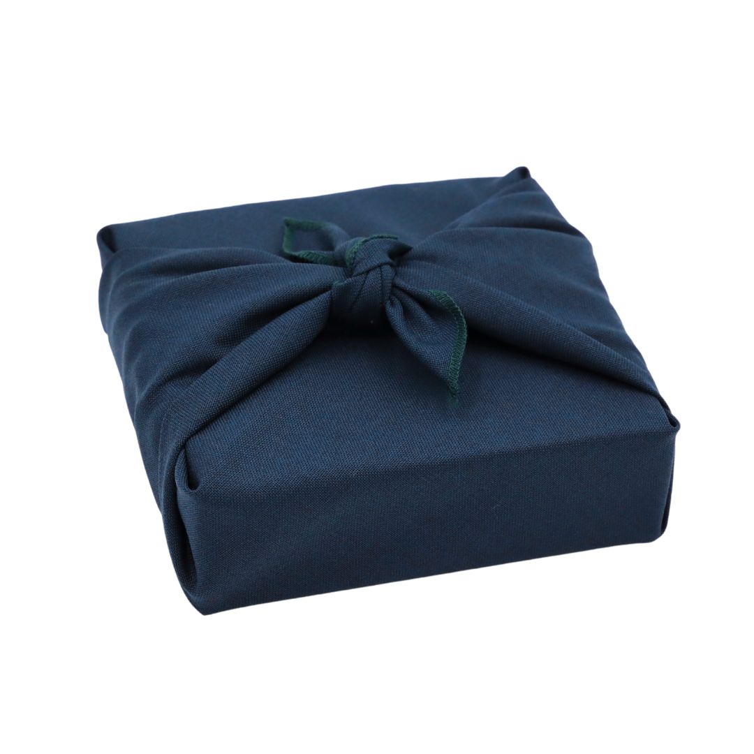 Emballage cadeau réutilisable Furoshiki - Bleu marin