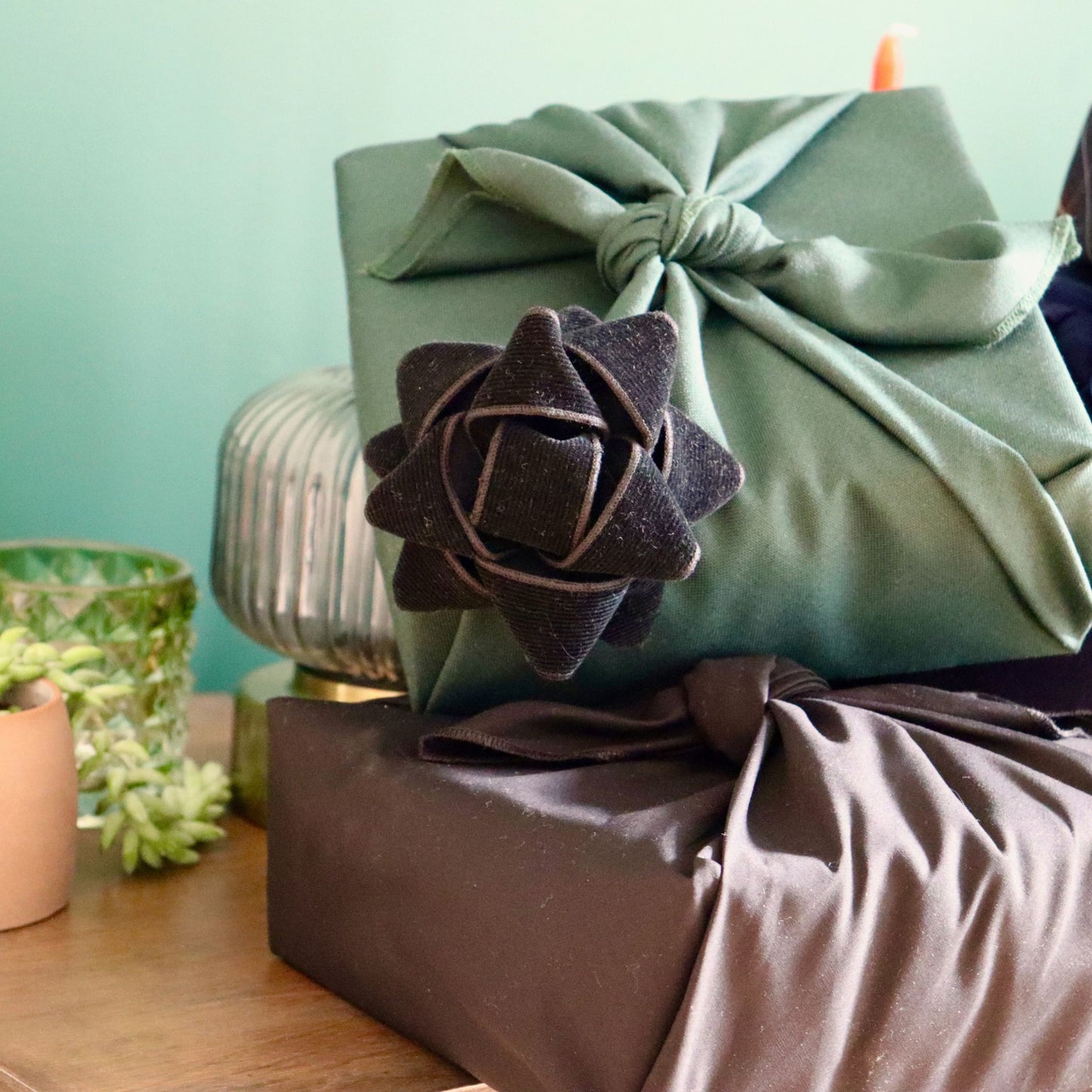 Reusable Gift Bow  - Velvet Black