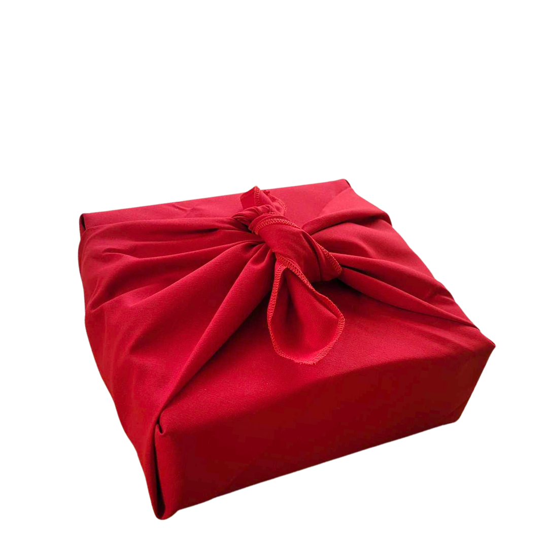 IMPARFAIT - Emballage cadeau réutilisable Furoshiki - Rouge