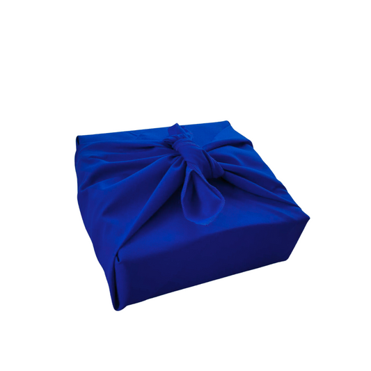 Emballage cadeau réutilisable Furoshiki - Bleu