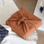 Furoshiki - Terracotta - Reusable gift wrap made of salvaged fabric