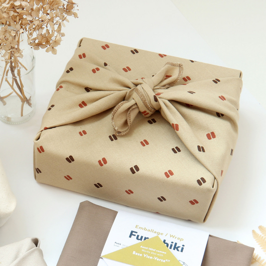Emballage cadeau réutilisable Furoshiki - Automne