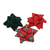 Gift Bows Trio - made of salvaged fabric - Christmas 