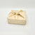 Furoshiki - Cream - Reusable gift wrap made of salvaged fabric
